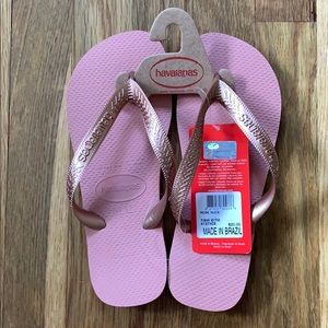 Havaianas Rose Gold Flip Flops